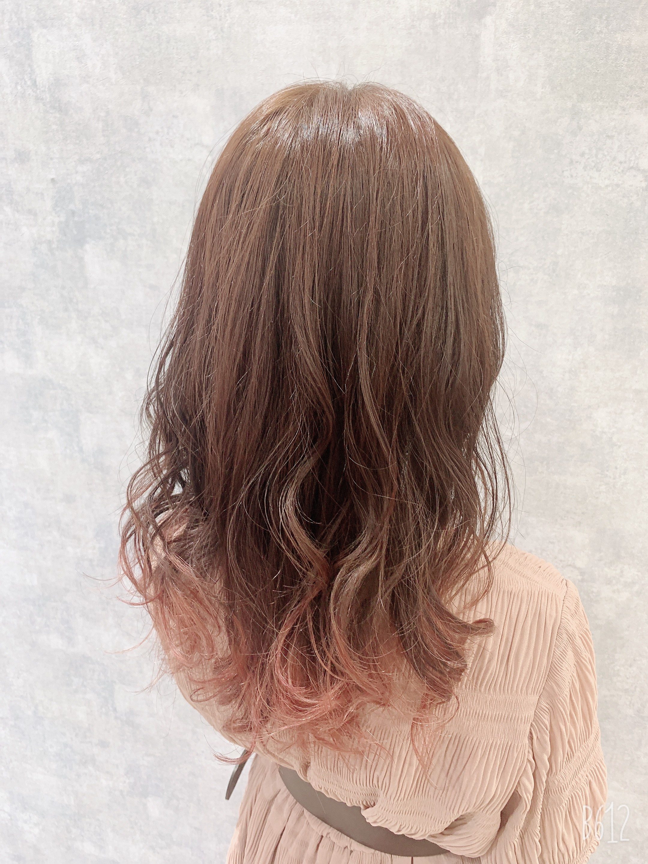 グラデーション　ピンク