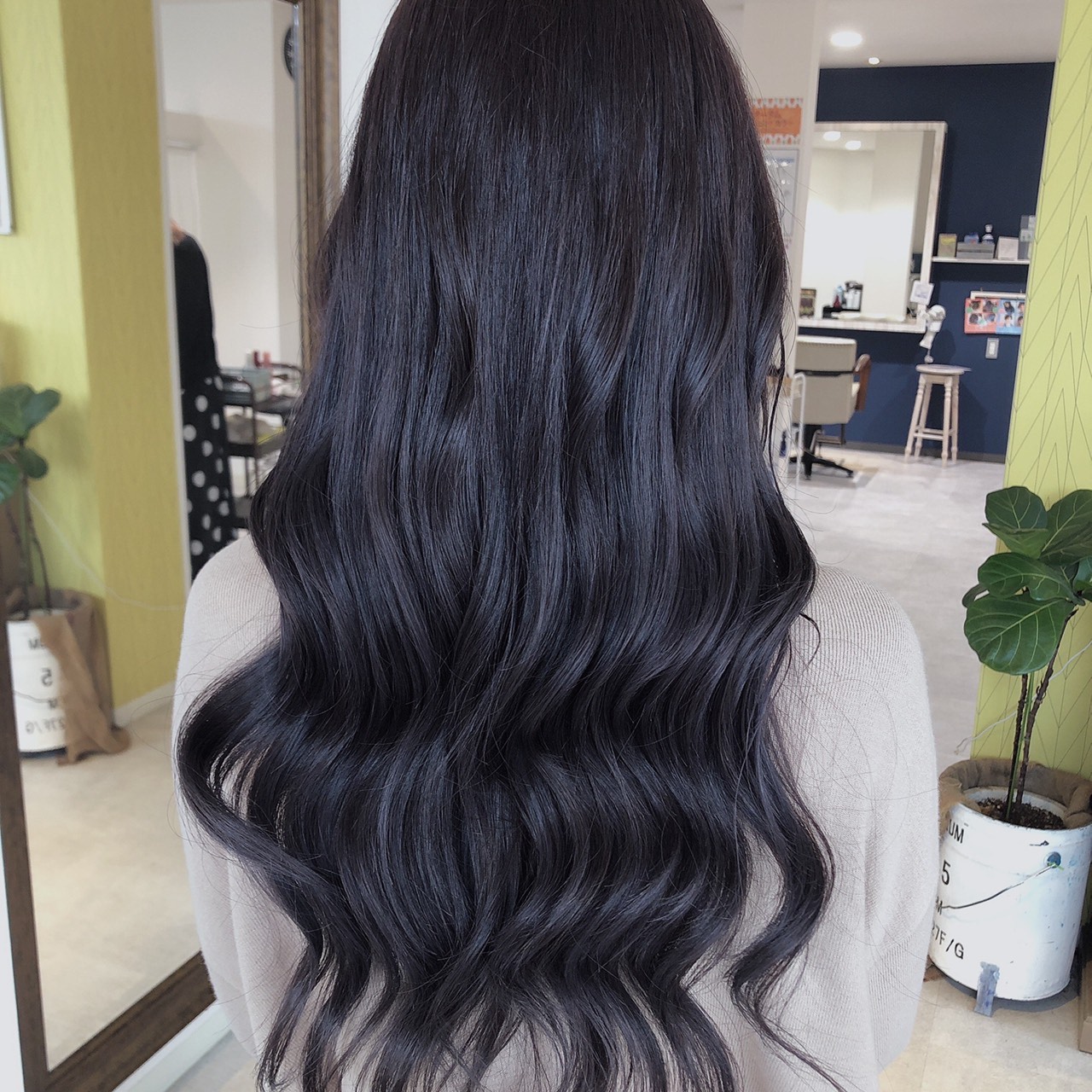 オルチャンメイクにも似合う韓国風ロングヘア